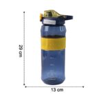 Sports Water Bottle with Flip Lock Lid 1400ml - (1 Pc) - Closeup Embroidery by Nari Haat, Indian ethnic wear, women c...