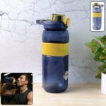 Sports Water Bottle with Flip Lock Lid 1400ml - (1 Pc) - Front View by Nari Haat, Indian ethnic wear, women clothing,...