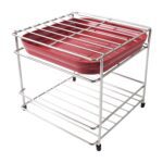 Premium Stainless Steel Multipurpose Utensils Storage Stand Set - Sleeve Design by Nari Haat, Indian ethnic wear, wom...