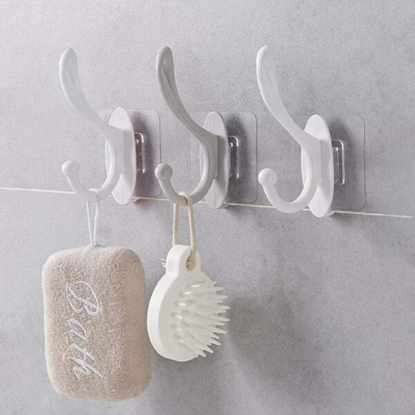 Self Adhesive Plastic Wall Hooks