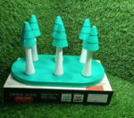 Plastic Glass Stand – Antique Tumbler Holder for Kitchen & Dining Table - Fabric Detail by Nari Haat, Indian ethnic...