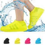 Small Silicone Shoe Covers: Waterproof & Anti-Skid for Rain & Bike - Front View by Nari Haat, Indian ethnic wear, wom...