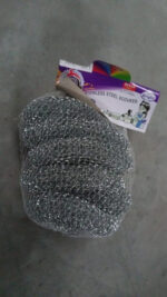 Stainless Steel Scrubber  /  Scourer (pack of 6pc) - Full Detail by Nari Haat, Indian ethnic wear, women clothing, de...