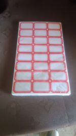 Multipurpose Writable Blank Label Sticker Sheets (1 Sheet) - Back View by Nari Haat, Indian ethnic wear, women clothi...