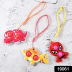 Silicone Push Pop Bubble Fidget Toy Keychain (1 Pc) - With Dupatta by Nari Haat, Indian ethnic wear, women clothing, ...