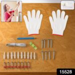 Comprehensive DIY Wall Mounting Kit - With Dupatta by Nari Haat, Indian ethnic wear, women clothing, designer suit