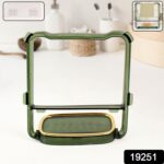 2-in-1 Self-Adhesive Towel Hanger & Soap Holder Stand (1 Pc) - With Dupatta by Nari Haat, Indian ethnic wear, women c...