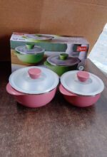 Apex Premium Plastic Serving Bowl Set with Lids (2 Pc) - Fabric Detail by Nari Haat, Indian ethnic wear, women clothi...