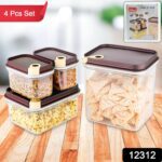 Ritu Push 'N' Lock Airtight Food Storage Container Set (4 Pc) - With Dupatta by Nari Haat, Indian ethnic wear, women ...