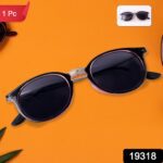 Pink UV Protected Round Sunglasses, classic Sunglasses for Men & Women, Lightweight - With Dupatta by Nari Haat, Indi...