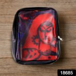 Handcrafted Multipurpose Zipper Pouch with Traditional Art Print (1 Pc) - With Dupatta by Nari Haat, Indian ethnic we...