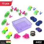 Toys for Kids Friction Powered Vehicle Toy ( Pack of 15) - With Dupatta by Nari Haat, Indian ethnic wear, women cloth...