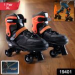 Adjustable Quad Roller Skates for Kids (XL / 1 Pair) - With Dupatta by Nari Haat, Indian ethnic wear, women clothing,...