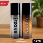 BADZ Premium Deodorant Body Spray for Men (1 Pc / Mixed Fragrance / 45 ML) - With Dupatta by Nari Haat, Indian ethnic...