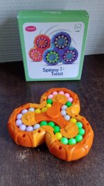 Aditi 3-in-1 Interactive Spinny Twist Puzzle Ball Toy - Fabric Detail by Nari Haat, Indian ethnic wear, women clothin...