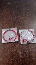 Traditional and Trendy Beaded Bracelet with Adjustable Chain (1 Pc) - Full Detail by Nari Haat, Indian ethnic wear, w...