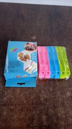 Multipurpose Plastic Pouch Sealer Clips (18 Pc) - Fabric Detail by Nari Haat, Indian ethnic wear, women clothing, des...