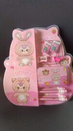 Cartoon Stationery Gift Set for Kids (14 Pc) - Fabric Detail by Nari Haat, Indian ethnic wear, women clothing, design...