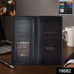 Premium Multi-Compartment Travel Document Holder and Card Organizer Wallet (1 Pc) - With Dupatta by Nari Haat, Indian...