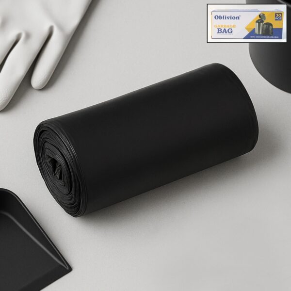 Garbage Bags Medium Size Black Colour (1 Pc / 24 x 32) - Front View by Nari Haat, Indian ethnic wear, women clothing,...