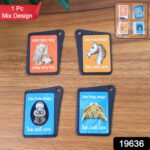 Flip Image Ulta Pulta Magic Card Toy (1 Pc) - With Dupatta by Nari Haat, Indian ethnic wear, women clothing, designer...