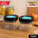 Supermom Airtight Kitchen Storage Containers – (2 Pc Set / 500 ml) - With Dupatta by Nari Haat, Indian ethnic wear,...
