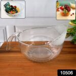 Supermom Multipurpose Transparent Plastic Bowl / Basket with Handle (1 Pc) - With Dupatta by Nari Haat, Indian ethnic...