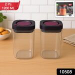 Supermom Airtight Kitchen Storage Containers (2 Pc Set / 1200ml) - With Dupatta by Nari Haat, Indian ethnic wear, wom...
