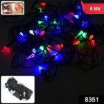 Multi-Color Decorative LED String Light  (8 Meter) - With Dupatta by Nari Haat, Indian ethnic wear, women clothing, d...