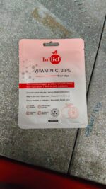 In’lief Vitamin C 0.5% Hydrating & Brightening Facial Sheet Mask (1 Pc) - Full Detail by Nari Haat, Indian ethnic w...