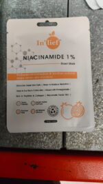 In’lief Niacinamide 1% Hydrating & Calming Facial Sheet Mask (1 Pc) - Full Detail by Nari Haat, Indian ethnic wear,...