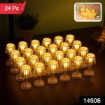 Battery Operated Decorative LED Mini Table Lamp (24 Pc / Set) - With Dupatta by Nari Haat, Indian ethnic wear, women ...