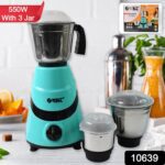 Orbit Mixer Grinder with 3 Stainless Steel Jars - 550w - With Dupatta by Nari Haat, Indian ethnic wear, women clothin...