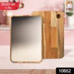 Apex Steel Oak Medium Cutting Board with Wooden Handle (1 Pc) - With Dupatta by Nari Haat, Indian ethnic wear, women ...