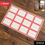 1 Sheets Self-Adhesive Label Stickers - With Dupatta by Nari Haat, Indian ethnic wear, women clothing, designer suit