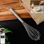 Apex Stainless Steel Large Hand Whisk (1 Pc) - Front View by Nari Haat, Indian ethnic wear, women clothing, designer ...
