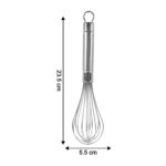 Apex Stainless Steel Small Hand Whisk (1 Pc) - Neckline Detail by Nari Haat, Indian ethnic wear, women clothing, desi...