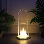 Big Wind Light Style Decorative Flameless LED Candles (6 Pc) - Back View by Nari Haat, Indian ethnic wear, women clot...