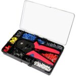 Approx 1200 Piece Ferrule Crimping Tool Kit Set - Sleeve Design by Nari Haat, Indian ethnic wear, women clothing, des...