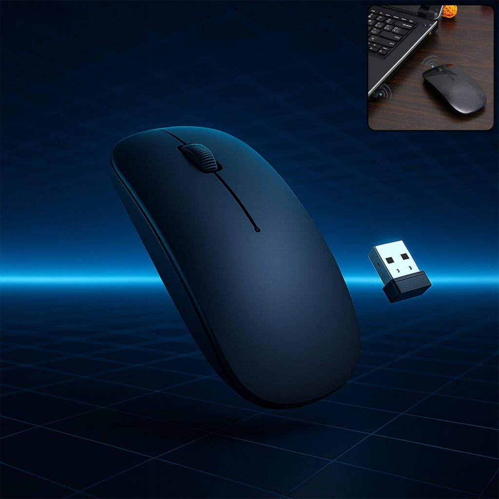 Durable Wireless Mouse for Laptops