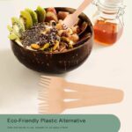 Freshee 160mm Wooden Fork – 30 Pcs Pack - Closeup Embroidery by Nari Haat, Indian ethnic wear, women clothing, desi...