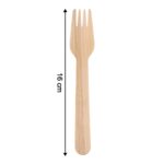 Freshee 160mm Wooden Fork – 30 Pcs Pack - Full Detail by Nari Haat, Indian ethnic wear, women clothing, designer suit