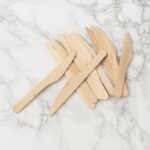 165mm Wooden Knife – 30 Pcs Pack - Fabric Detail by Nari Haat, Indian ethnic wear, women clothing, designer suit