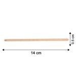 Freshee Wooden Coffee Stirrers 140×5×1 mm – 30 Pcs Pack - Back View by Nari Haat, Indian ethnic wear, women cloth...
