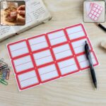 Writable Label Stickers – 50 Sheets - Front View by Nari Haat, Indian ethnic wear, women clothing, designer suit