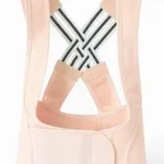 Zepham Posture Corrector for Men & Women – Backbone & Shoulder Support Belt for Back Pain Relief (Pink) - Front Vie...