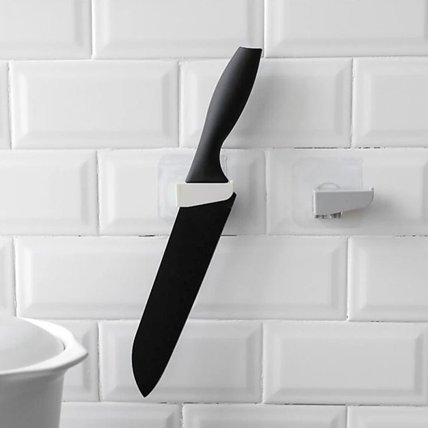 Punch-Free Wall Hanging Knife Holder for Kitchen
