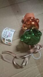 Cute Plastic Water Bottle with Strap & Stickers  Kids School Bottle (1 Pc) - Fabric Detail by Nari Haat, Indian ethni...