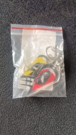 2-in-1 Best Friends Matching Acrylic Breakable Keychain - Neckline Detail by Nari Haat, Indian ethnic wear, women clo...