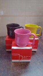 Premium Plastic Coffee,Tea Mug with Handle (1 Pc / With Color Box / Mix Color) - Full Detail by Nari Haat, Indian eth...